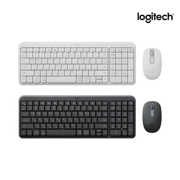 로지텍 MK250 무선 키보드 마우스 세트 제품 사진